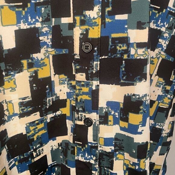 Verve Ami Pullover 3/4 Sleeves V-Neck Large Tunic Top - Picture 5 of 7